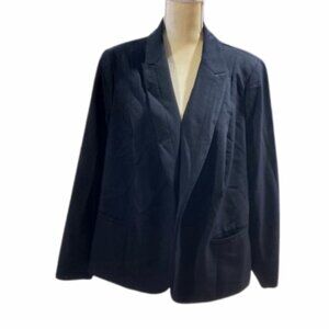 Worthington Black Open Front Blazer 2X